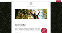Desktop Screenshot of pianohaus-truebger.de
